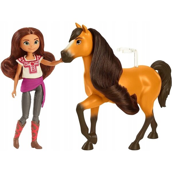 Lucky e cavallo Spirit bambola 18 cm - Mustang Spirit of Freedom per bambini 3+