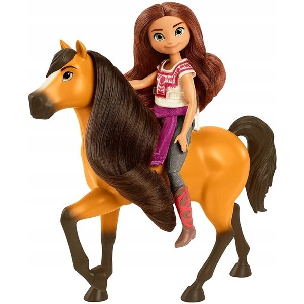 Lucky e cavallo Spirit bambola 18 cm - Mustang Spirit of Freedom per bambini 3+