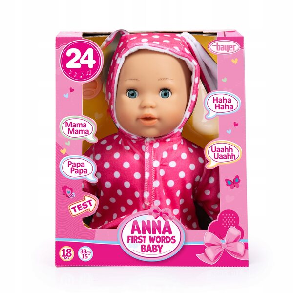 Lalka BOBAS New Born Baby Bayer Design ND17_ZB-141721 29 cm