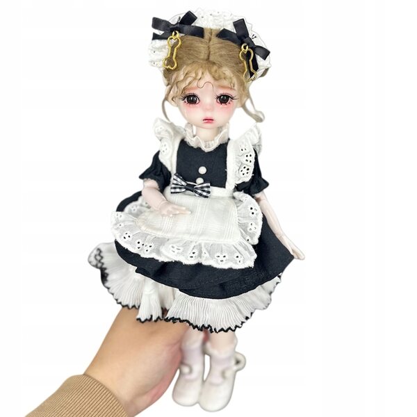 Bambola Moda BJD 30 cm con Articolazioni Mobili e Vestito Elegante
