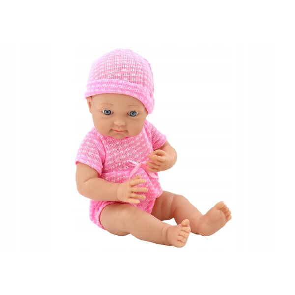 Baby Doll in abiti rosa con cappello, ciuccio e trapunta 39 cm