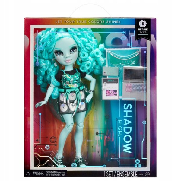 Rainbow High Berrie Skies Green - Кукла със зелена коса и модни аксесоари