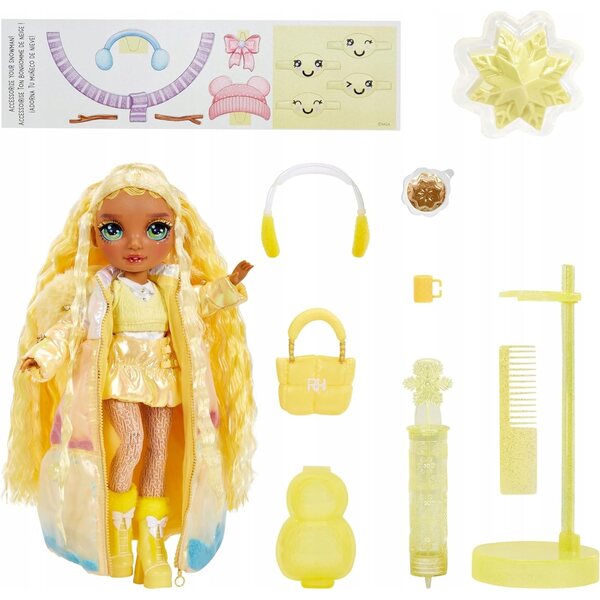Rainbow High Sunny Winter Wonderland: Bambola Invernale 28 cm con Neve Magica