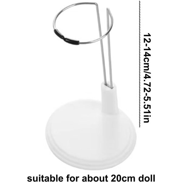 Stabiler Puppenständer aus rutschfestem Stahl – Multifunktionsdisplay 12-14 cm