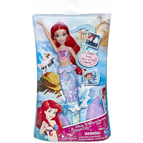 Bambola Ariel che canta con luci e suoni 30 cm - Principessa Disney
