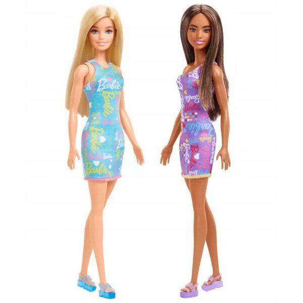 Barbie Classica con Vestito Estivo e Sandali – Modelli Mix GBK92