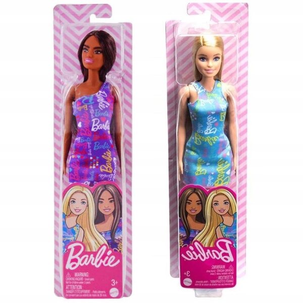 Barbie Classica con Vestito Estivo e Sandali – Modelli Mix GBK92