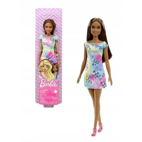 Barbie Classica con Vestito Estivo e Sandali – Modelli Mix GBK92