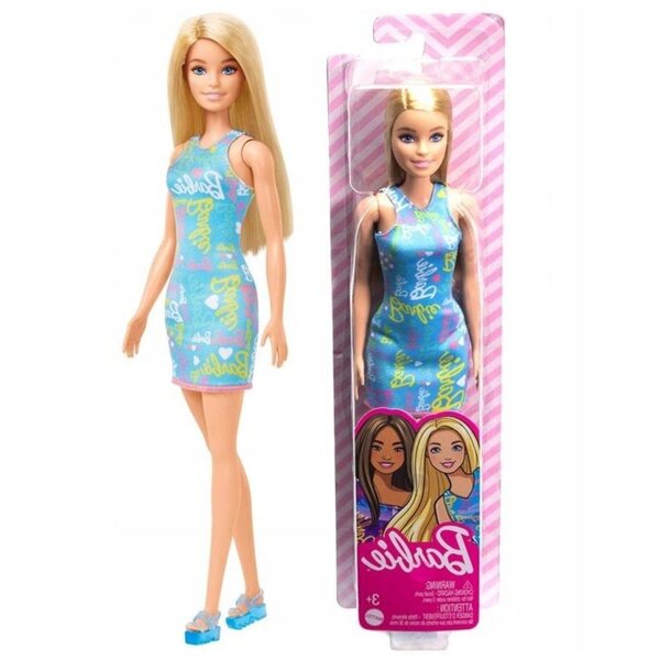 Barbie Classica con Vestito Estivo e Sandali – Modelli Mix GBK92