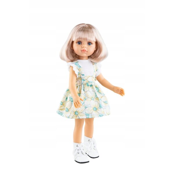 Bambola Paola Reina Las Amigas Rosa 32 cm fatta a mano con profumo di vaniglia