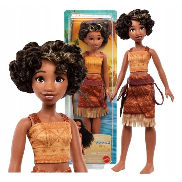 Bambola Loto Disney Vaiana 2 - 30 cm, con abiti rimovibili e articolazioni mobili
