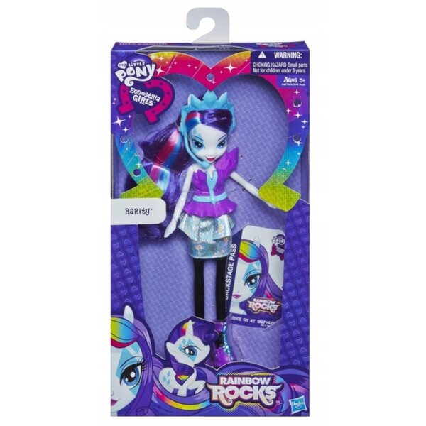 Hasbro My Little Pony Equestria Girls Rainbow Rocks Rarity Puppe 23 cm