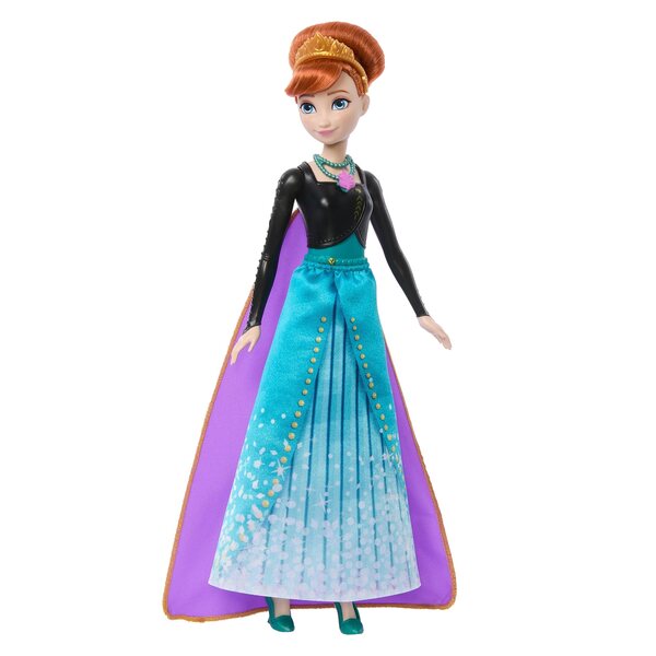 Anna Jewel Reveal Puppe aus Frozen mit Überraschung und Zubehör 29 cm Mattel
