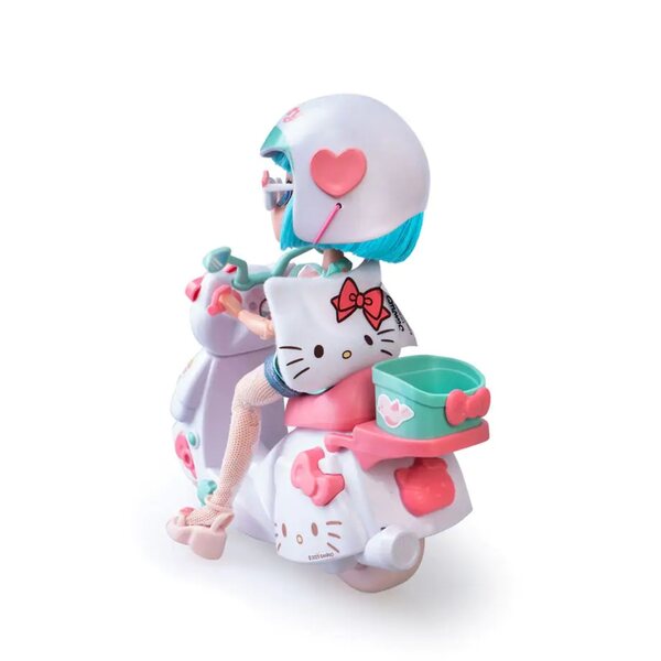 Hello Kitty Doll Pretty Pink Scooter Famous mit Roller und Modeaccessoires
