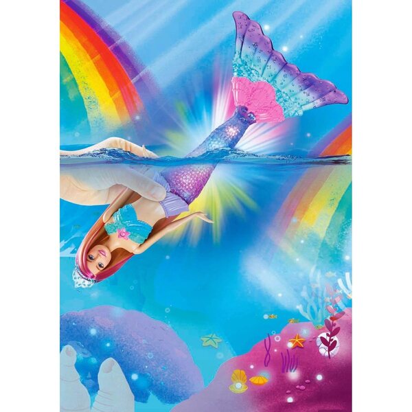 Barbie Dreamtopia Syrenka mit farbwechselnden Zauberlichtern für Kinder
