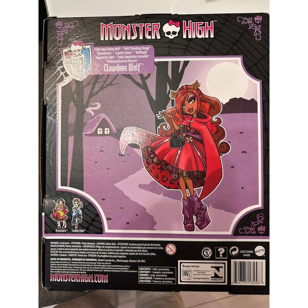 Unikat Monster High Clawdeen Wolf in Edizione Scarily Ever After 2012