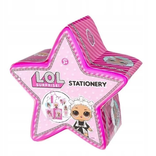 L.O.L. Briefpapier-Set für Mädchen mit Überraschungszubehör