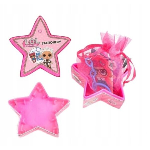L.O.L. Briefpapier-Set für Mädchen mit Überraschungszubehör