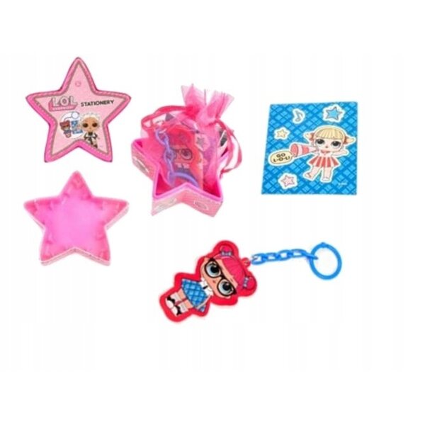 L.O.L. Briefpapier-Set für Mädchen mit Überraschungszubehör