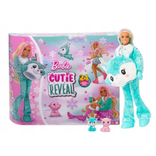 Barbie Color Reveal Adventskalender mit 24 Accessoires und Überraschung