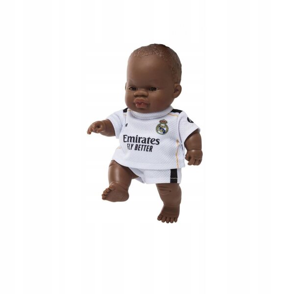 Bambola Miniland Real Madrid Ragazzo Africano 21 cm in Abito Ufficiale