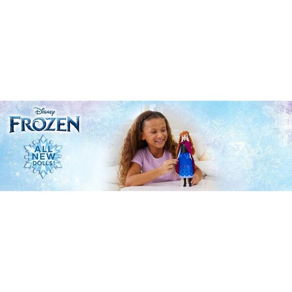 Anna Disney Frozen Frozen Puppe, Spielzeug für Kinder ab 3 Jahren, Mattel