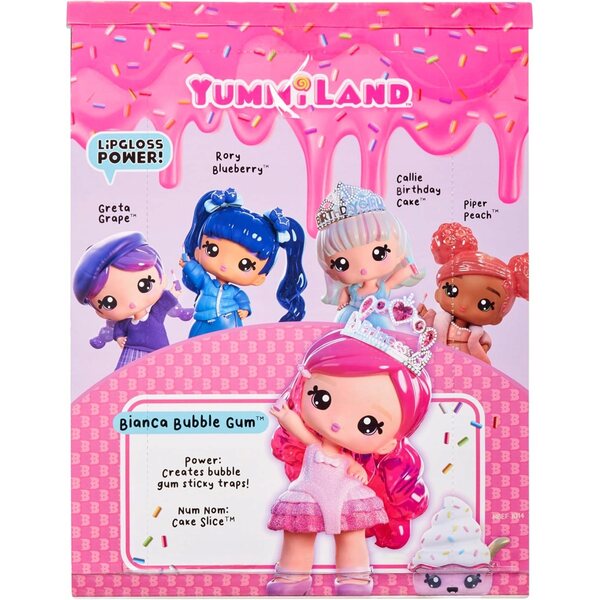 Yummiland Bianca Bubblegum bambola con Balsamo Labbra e Accessori per Bambini