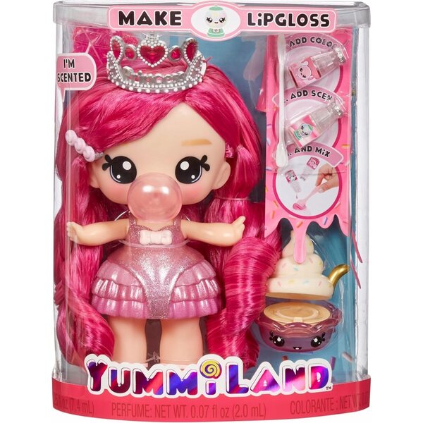 Yummiland Bianca Bubblegum bambola con Balsamo Labbra e Accessori per Bambini