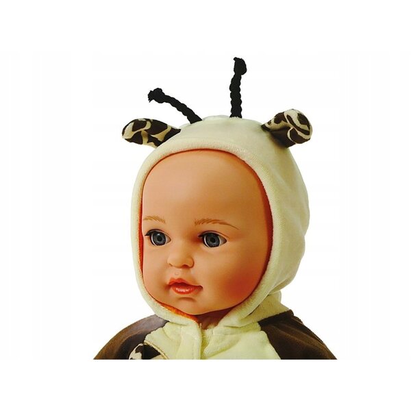 Interaktive Babypuppe 40 cm mit Geräuschen und schließenden Augen für Kinder ab 3 Jahren