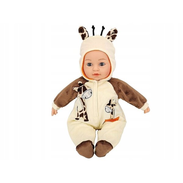 Interaktive Babypuppe 40 cm mit Geräuschen und schließenden Augen für Kinder ab 3 Jahren