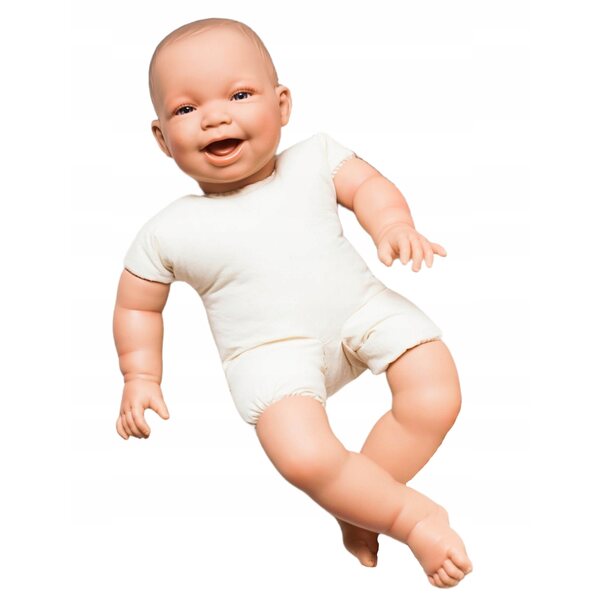 Ronny bambolotto spagnolo di 54 cm con pancione morbido, perfetto per i bambini