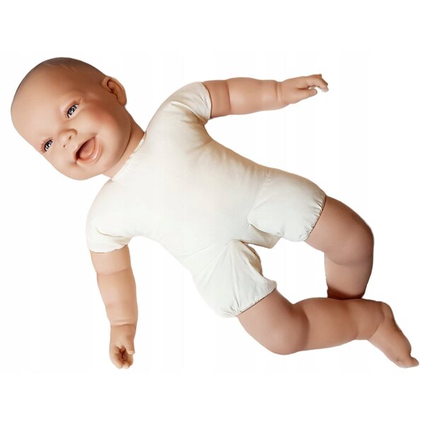 Ronny bambolotto spagnolo di 54 cm con pancione morbido, perfetto per i bambini