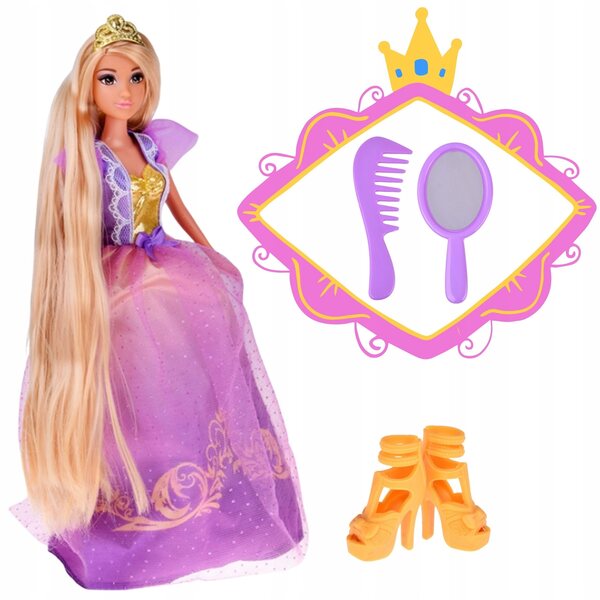 Bambola della Principessa Lili con capelli lunghi e accessori reali Woopie