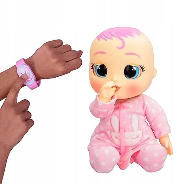 Cry Babies - Interaktywna lalka noworodek Newborn Coney 30cm