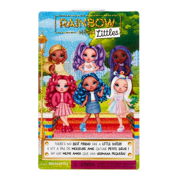 Rainbow High Littles Indigo Bailey Bambola 14 cm con Borsa e Accessori