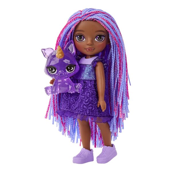 Rainbow High Littles Indigo Bailey Bambola 14 cm con Borsa e Accessori