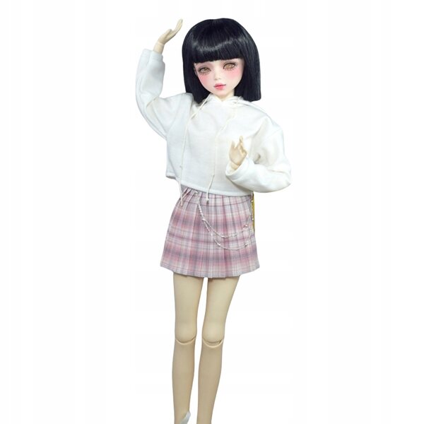 1/3 BJD Doll 22 inch Female Body Shimmer Eyes Doll with Makeup Full Outfits