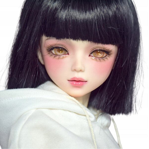 1/3 BJD Doll 22 inch Female Body Shimmer Eyes Doll with Makeup Full Outfits
