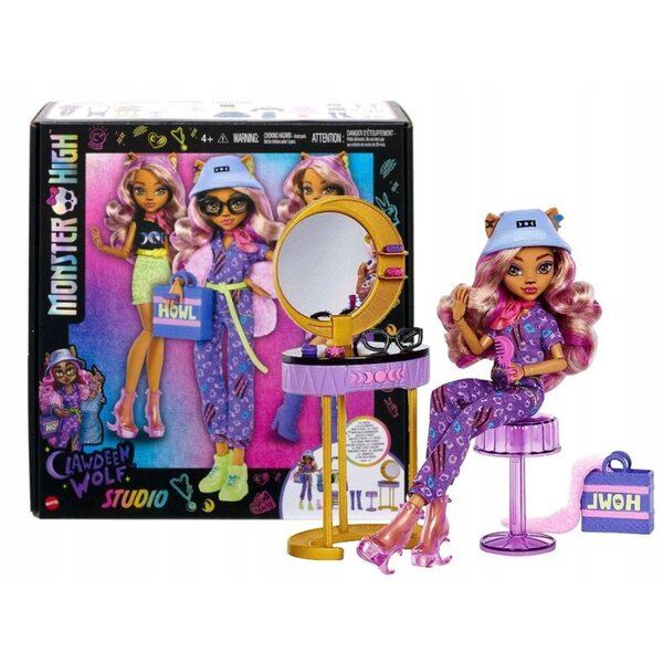 Monster High Clawdeen Wolf Mattel 29 cm con abiti e accessori moda