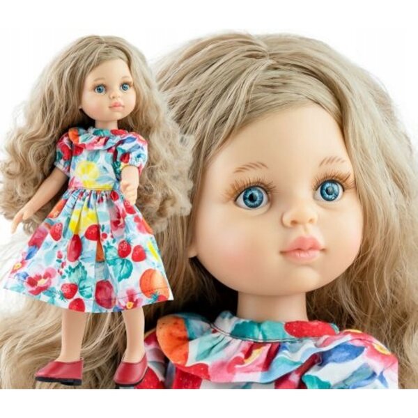 Lalka Paola Reina Carla w sukience w owoce- 32cm