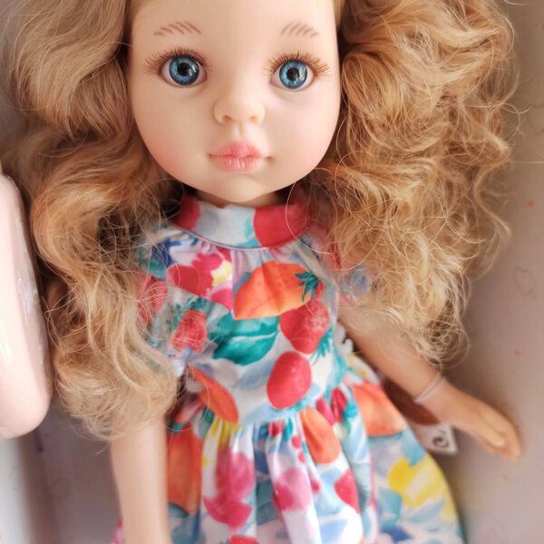 Lalka Paola Reina Carla w sukience w owoce- 32cm