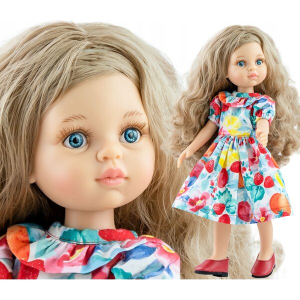 Lalka Paola Reina Carla w sukience w owoce- 32cm