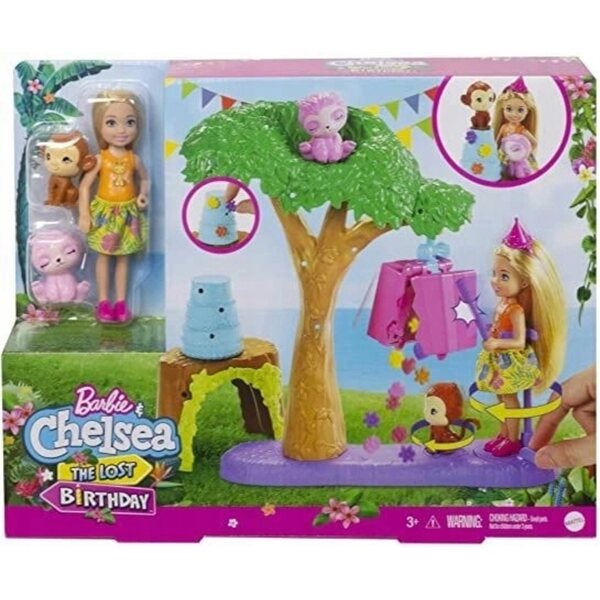 Barbie Chelseas Geburtstagsüberraschung – Mattel-Spielset für Kinder ab 3 Jahren
