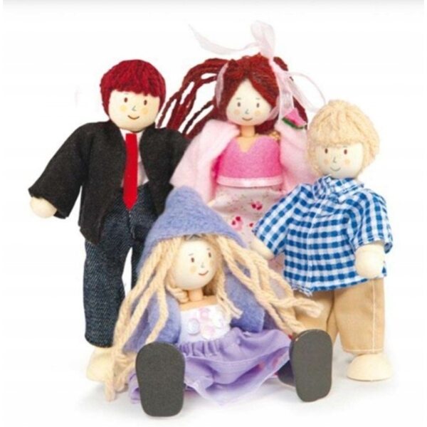 Drewniane laleczki, rodzina LE TOY VAN