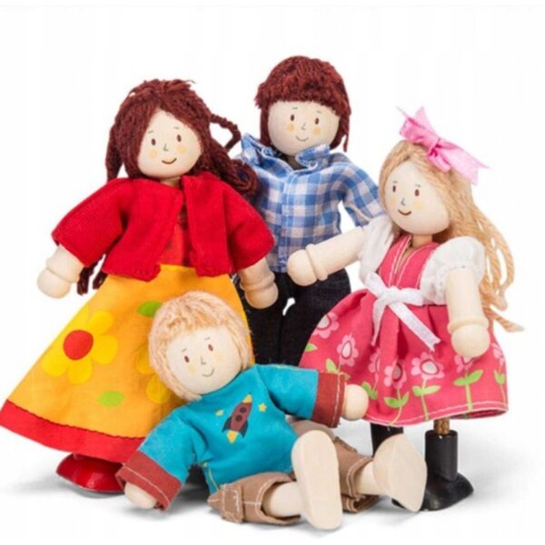 Drewniane laleczki, rodzina LE TOY VAN
