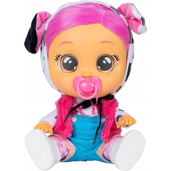 Cry Babies Dressy Dotty 30 cm große interaktive Puppe mit Geräuschen und Tränen