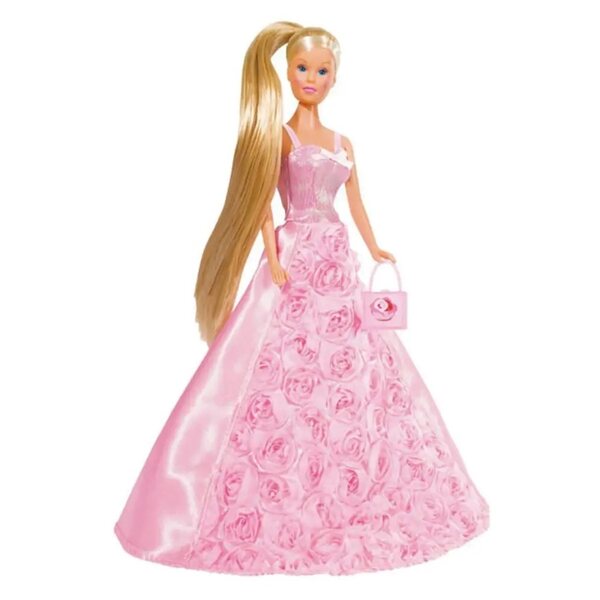Bambola Steffi Principessa in Abito da Ballo Rosa 29 cm per Bambini 3+