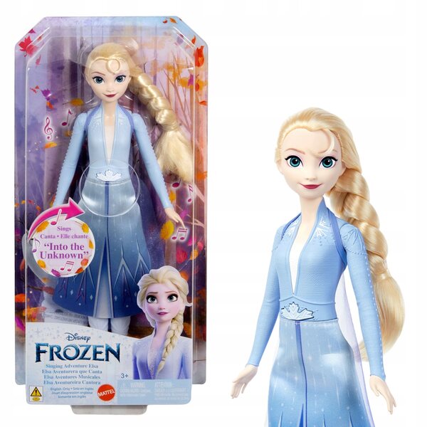 Mattel Disney Kraina Lodu Elsa Śpiewająca lalka „Chcę uwierzyć snom” JDX54