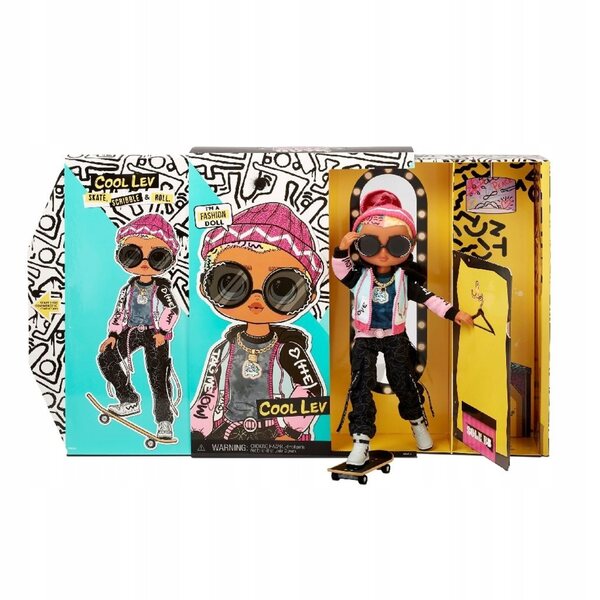 L.O.L. Überraschung! OMG Guys Cool Lev, einzigartige und originelle Sammlerpuppe