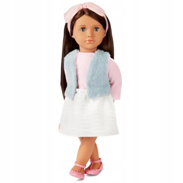 Our Generation Paulina Puppe 46 cm mit eleganter Kleidung und Möbelteilen